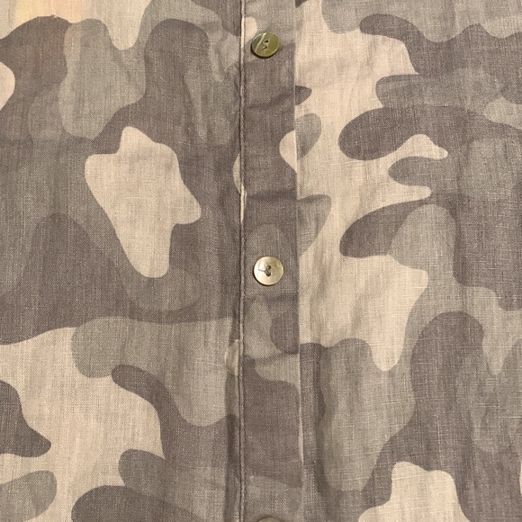 NEW C&C California 100^ Linen Women’s Hooded Short Sleeve Tunic - Picture 8 of 14